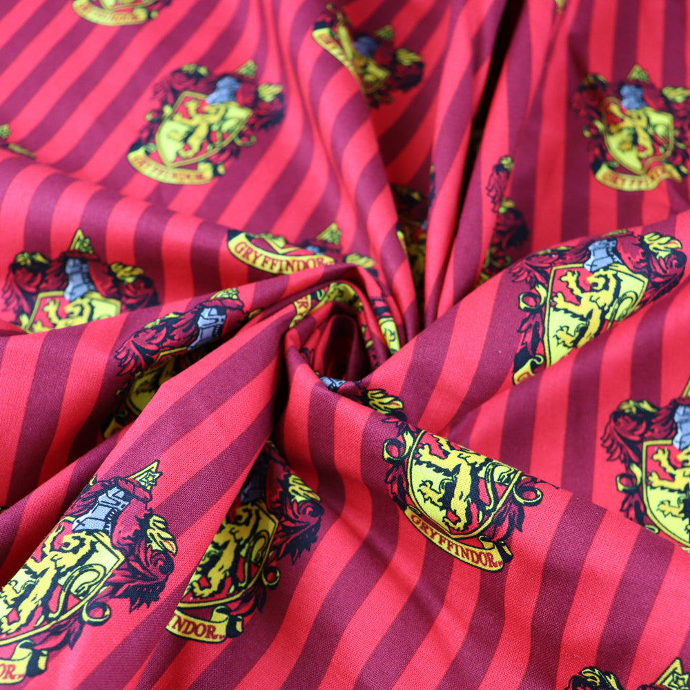 Gryffindor Red Harry Potter Cotton Fabric 0.4 Metres