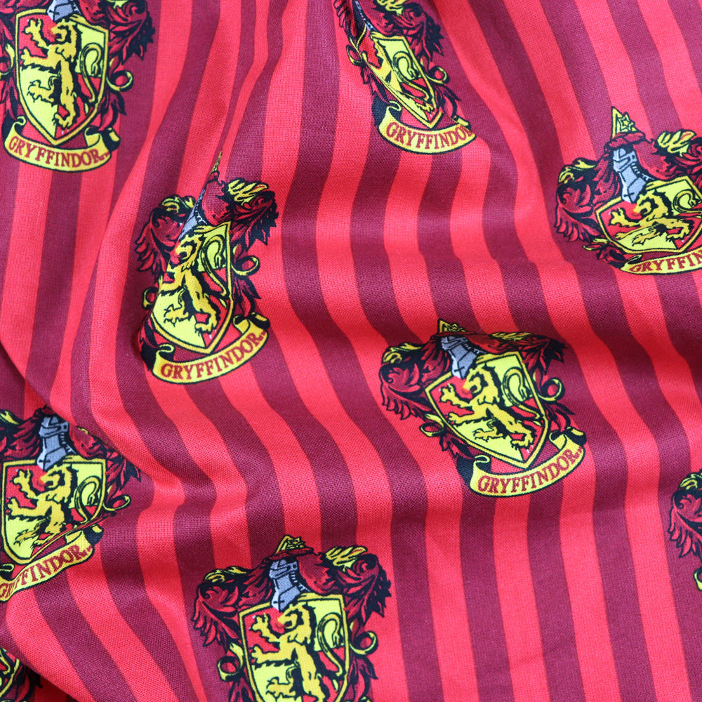Gryffindor Red Harry Potter Cotton Fabric 0.4 Metres