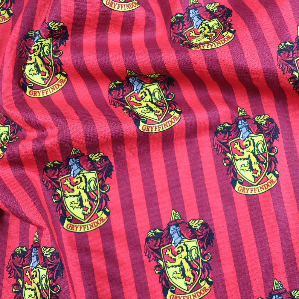 Gryffindor Red Harry Potter Cotton Fabric 0.4 Metres