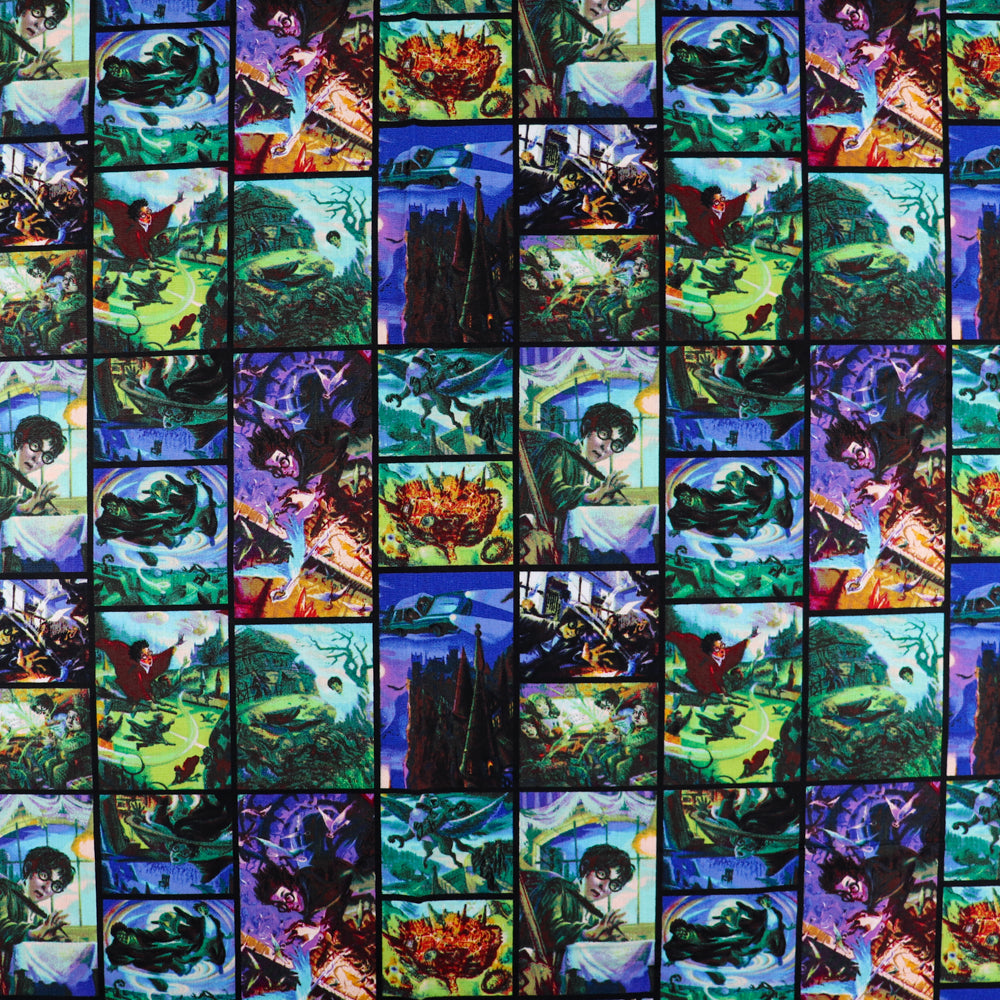Harry Potter Film Scenes Cotton Fabric 0.8 Metres