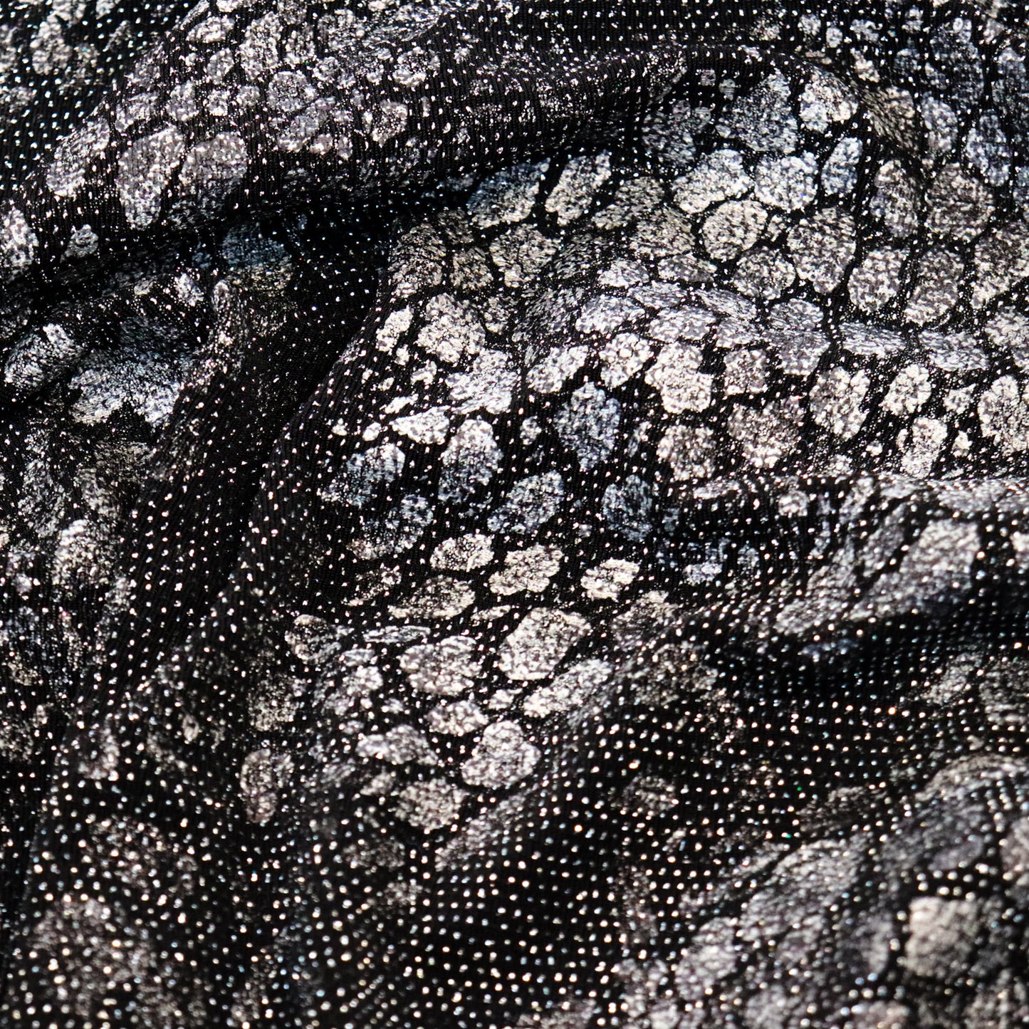 Gold Lurex Foil Snake Scale