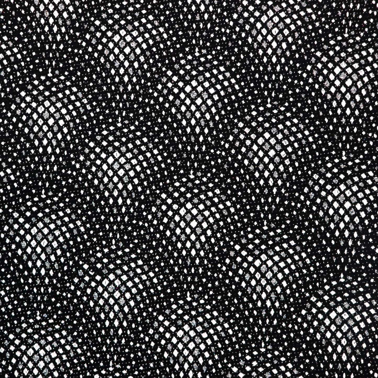Geometric Silver Lurex
