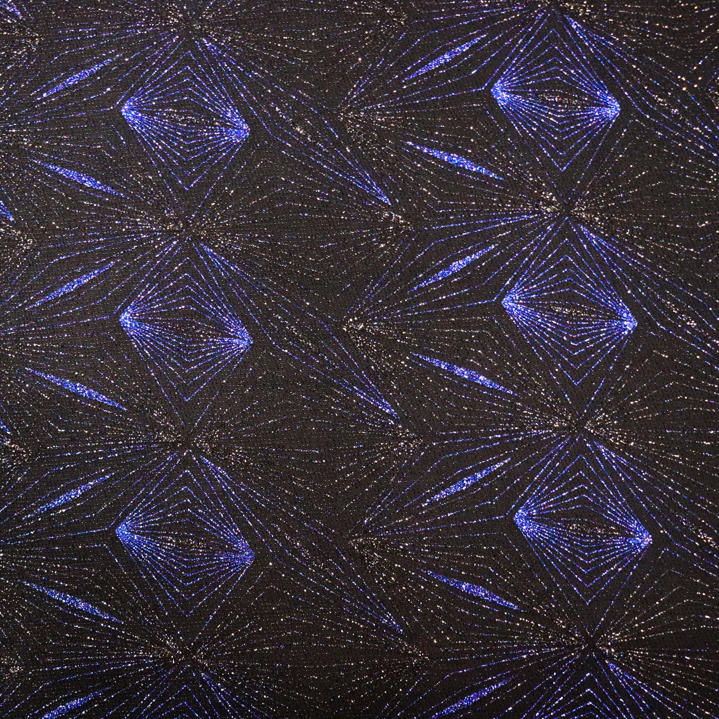 Blue Glitter Lurex