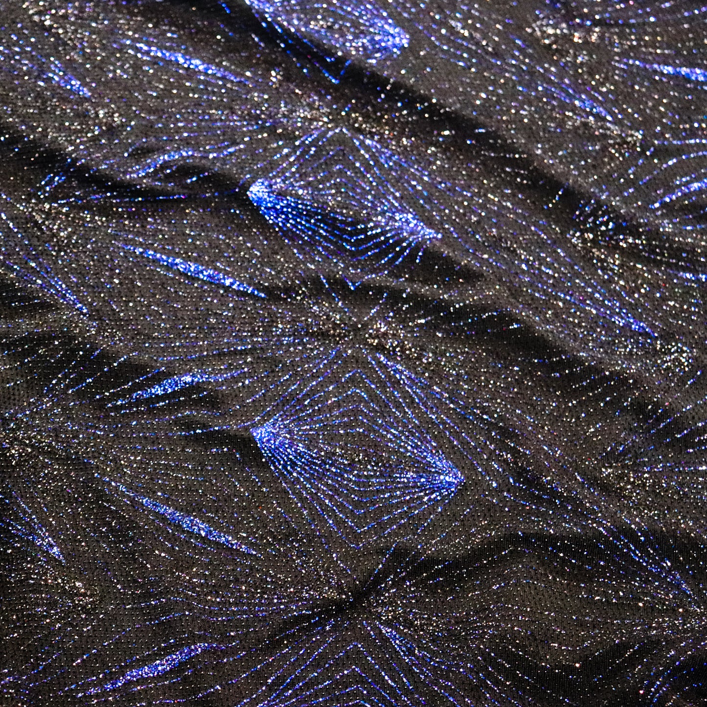 Blue Glitter Lurex