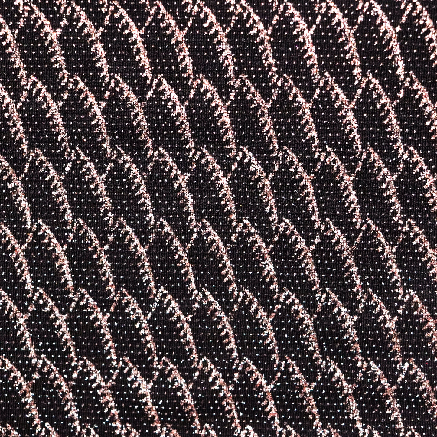 Rose Gold Glitter Lurex