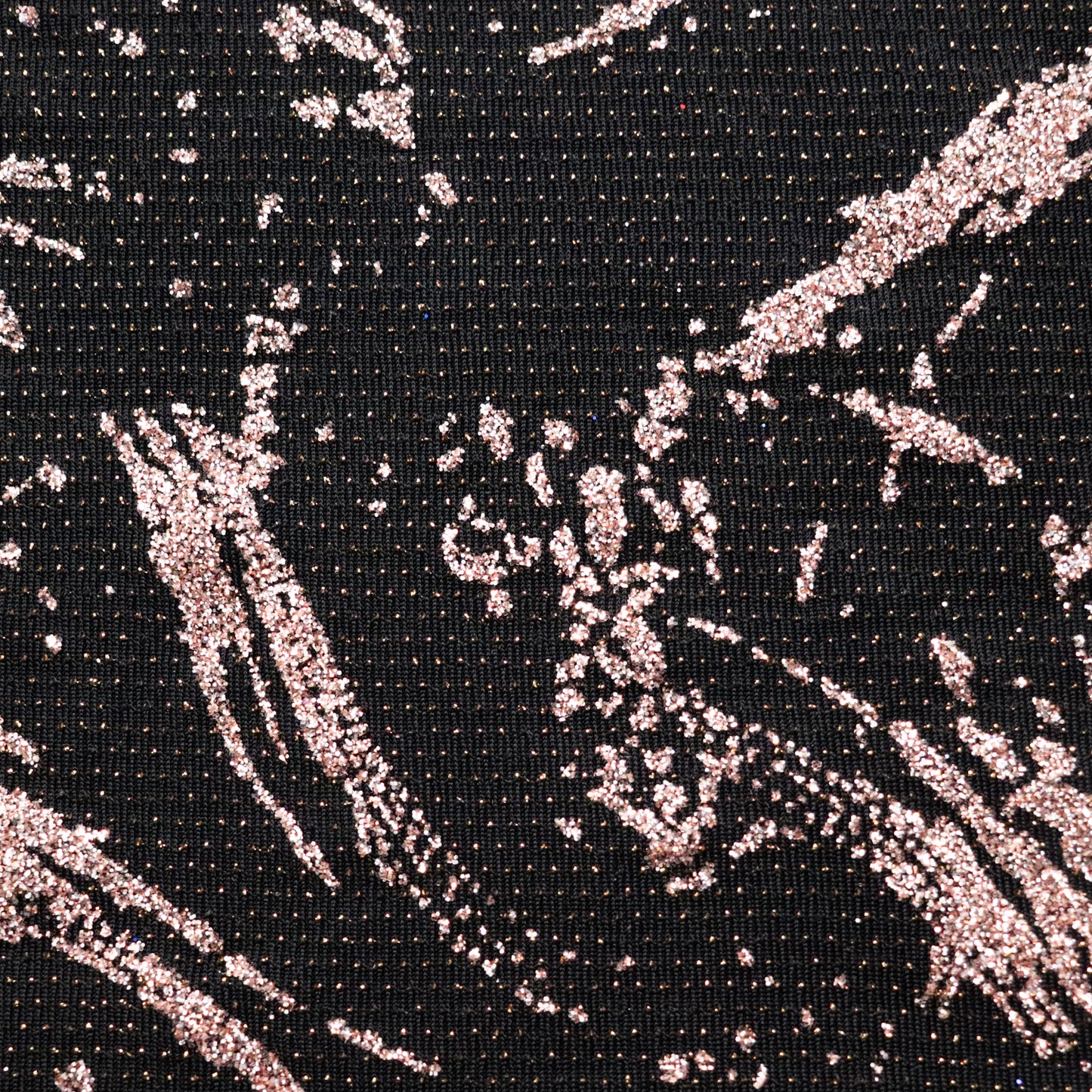 Gold Abstract Paint Stroke Lurex