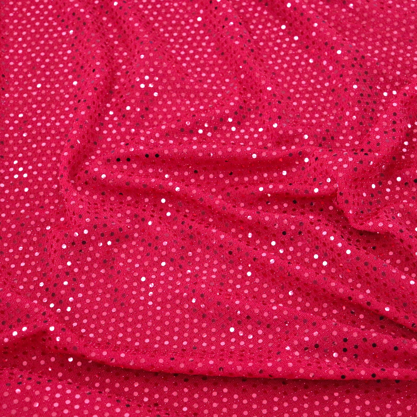 Red Sequin Lurex 1.6m