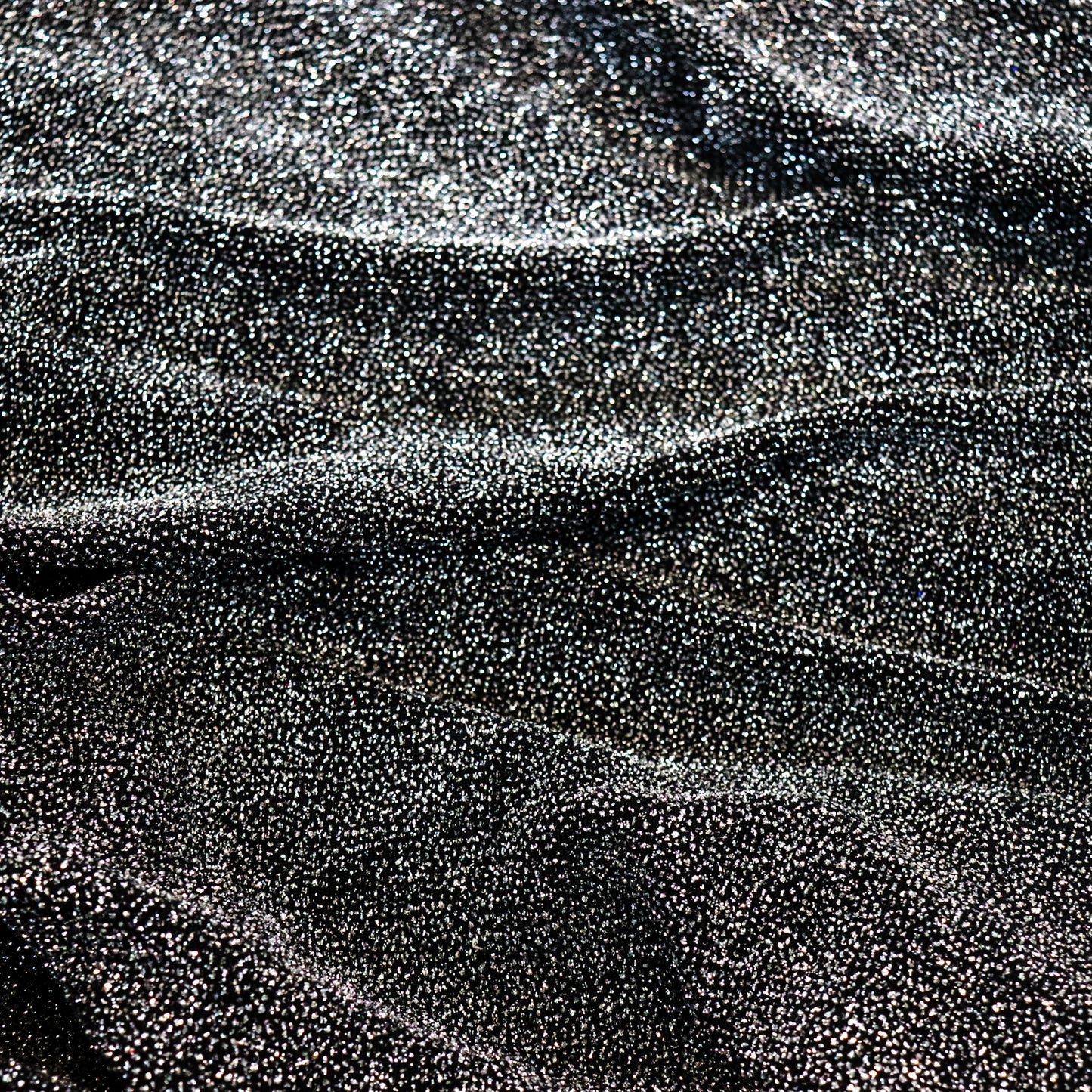 Black Glitter Lurex