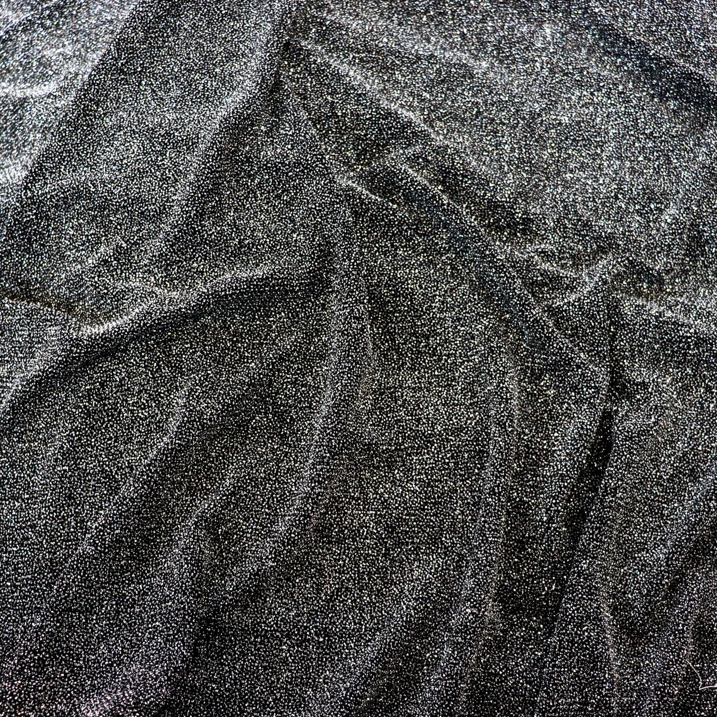 Black Glitter Lurex