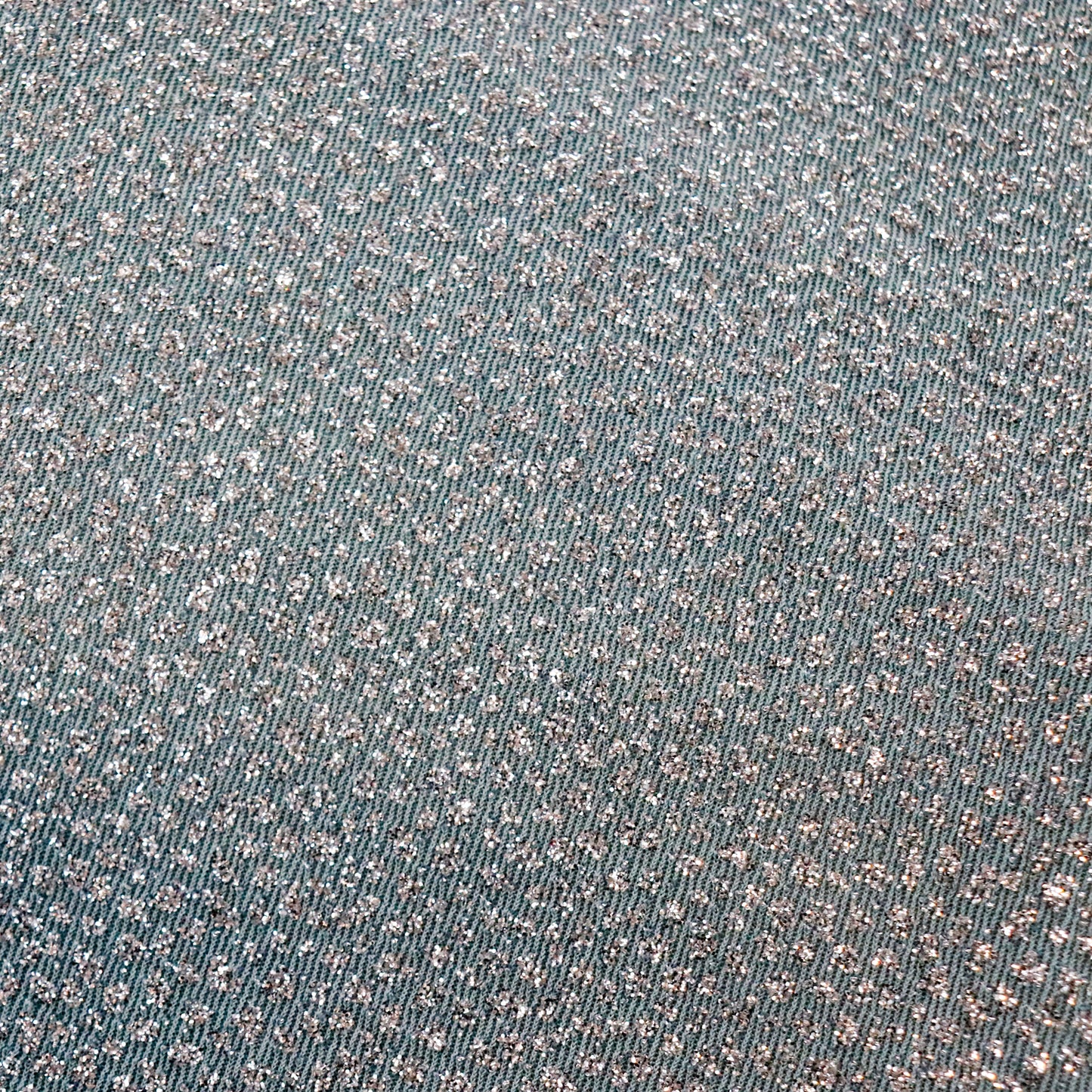 Silver Dot Glitter Lurex