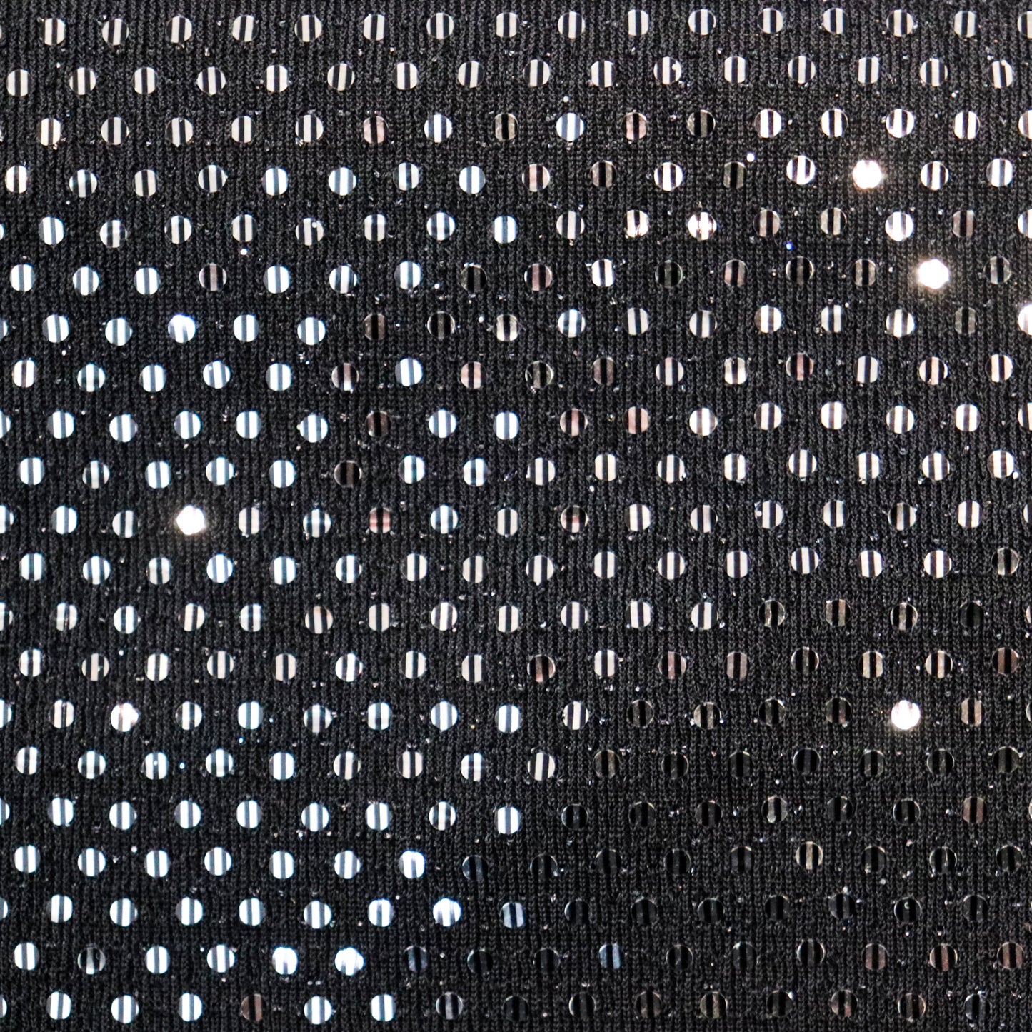 Black Shiny Sequin Lurex