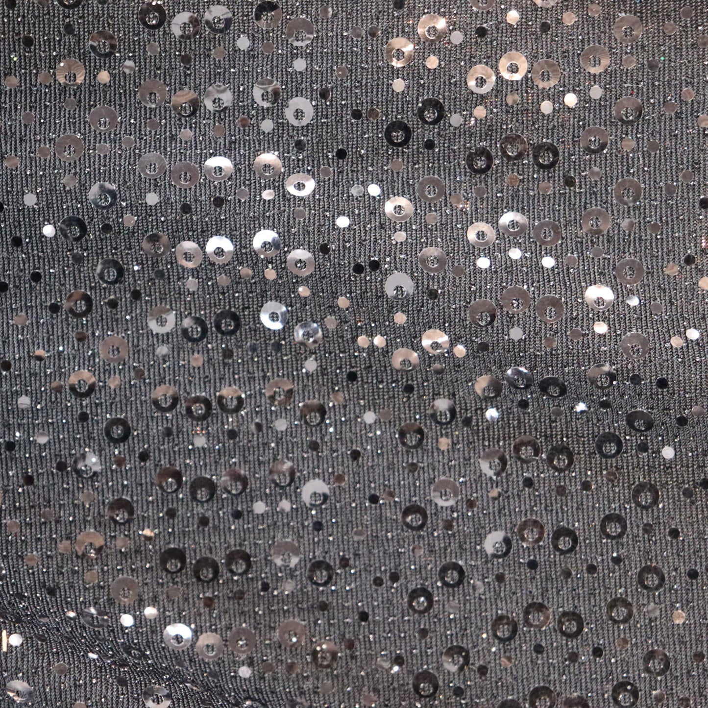 Black Sequin Lurex