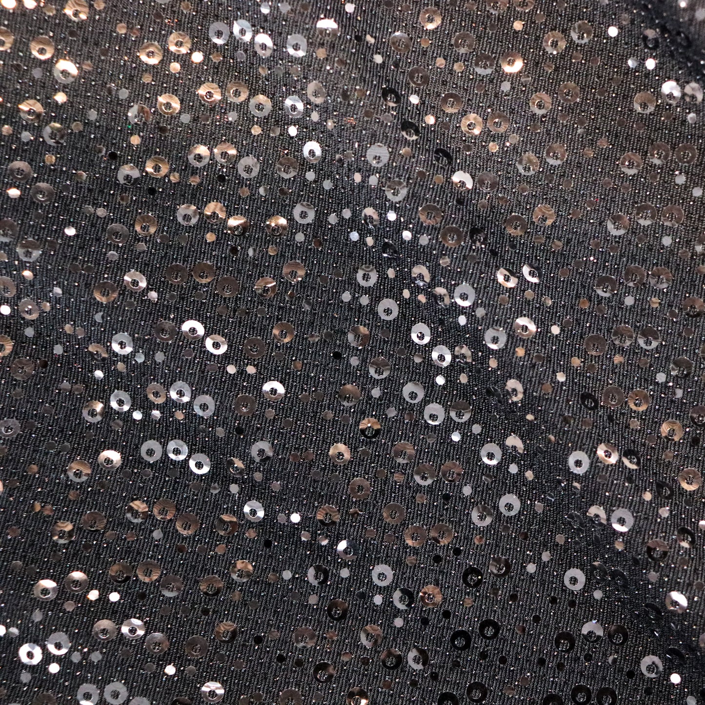 Black Sequin Lurex