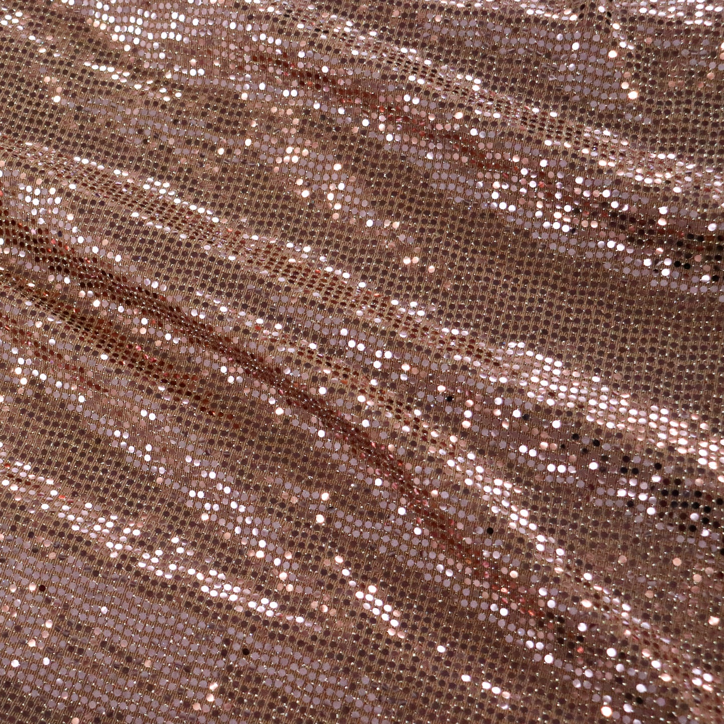 Rose Gold Sequin Lurex