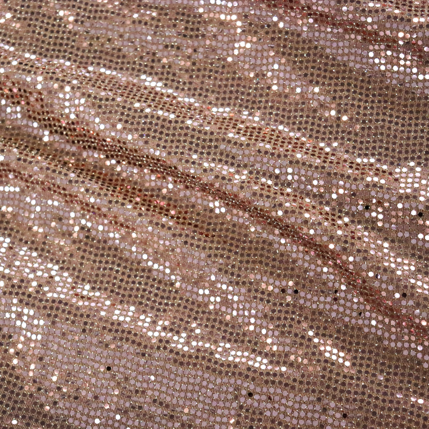 Rose Gold Sequin Lurex