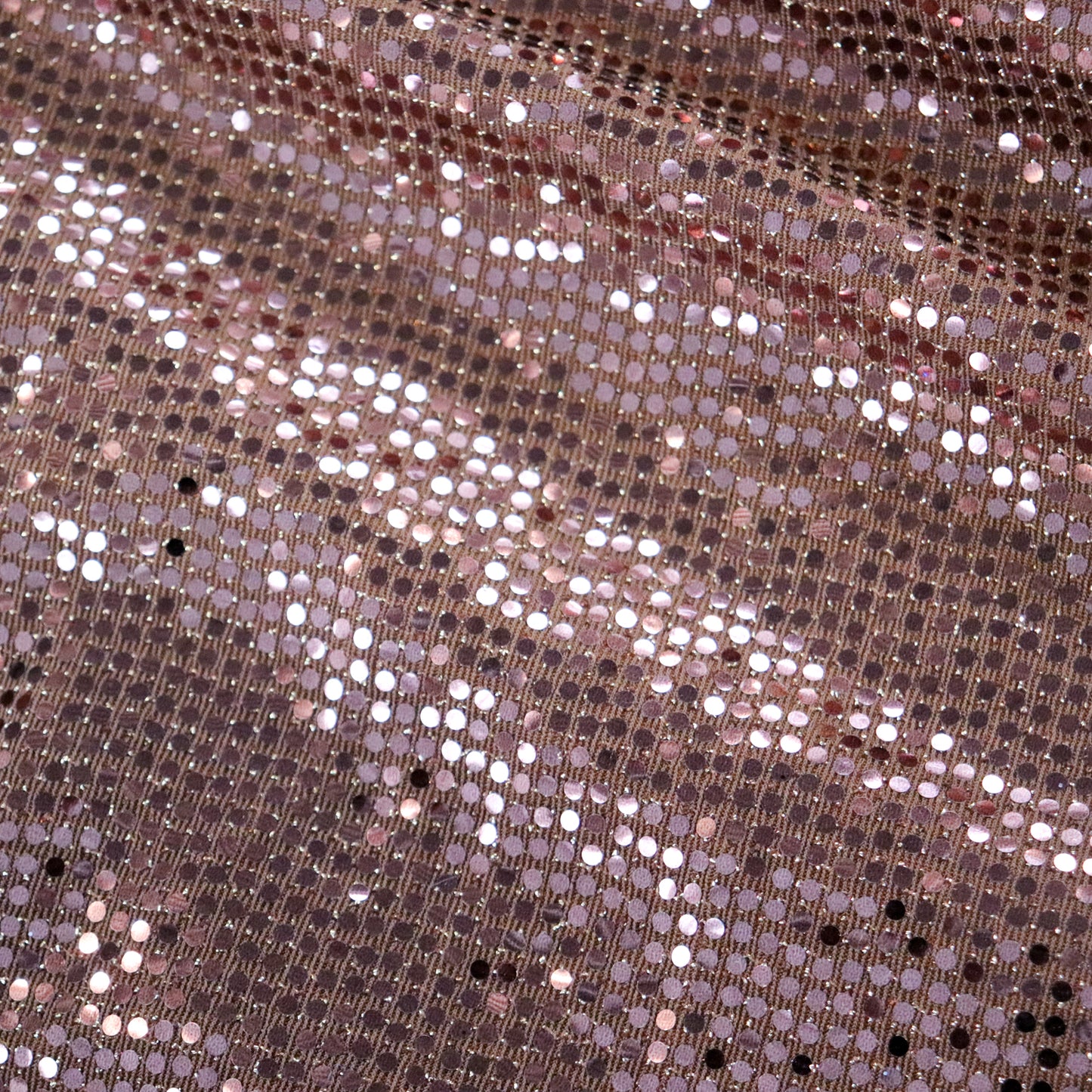 Rose Gold Sequin Lurex