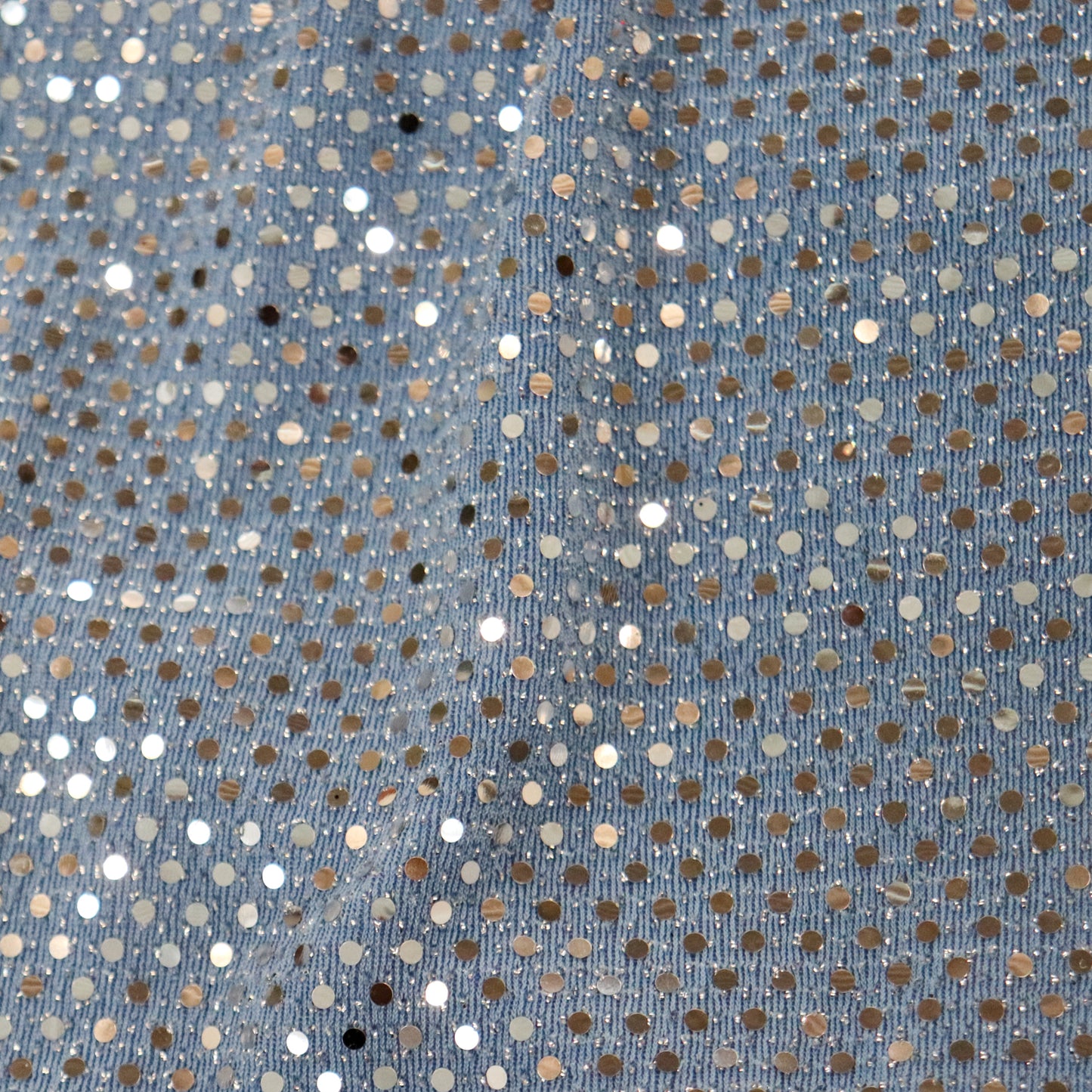 Light Blue Sequin Lurex