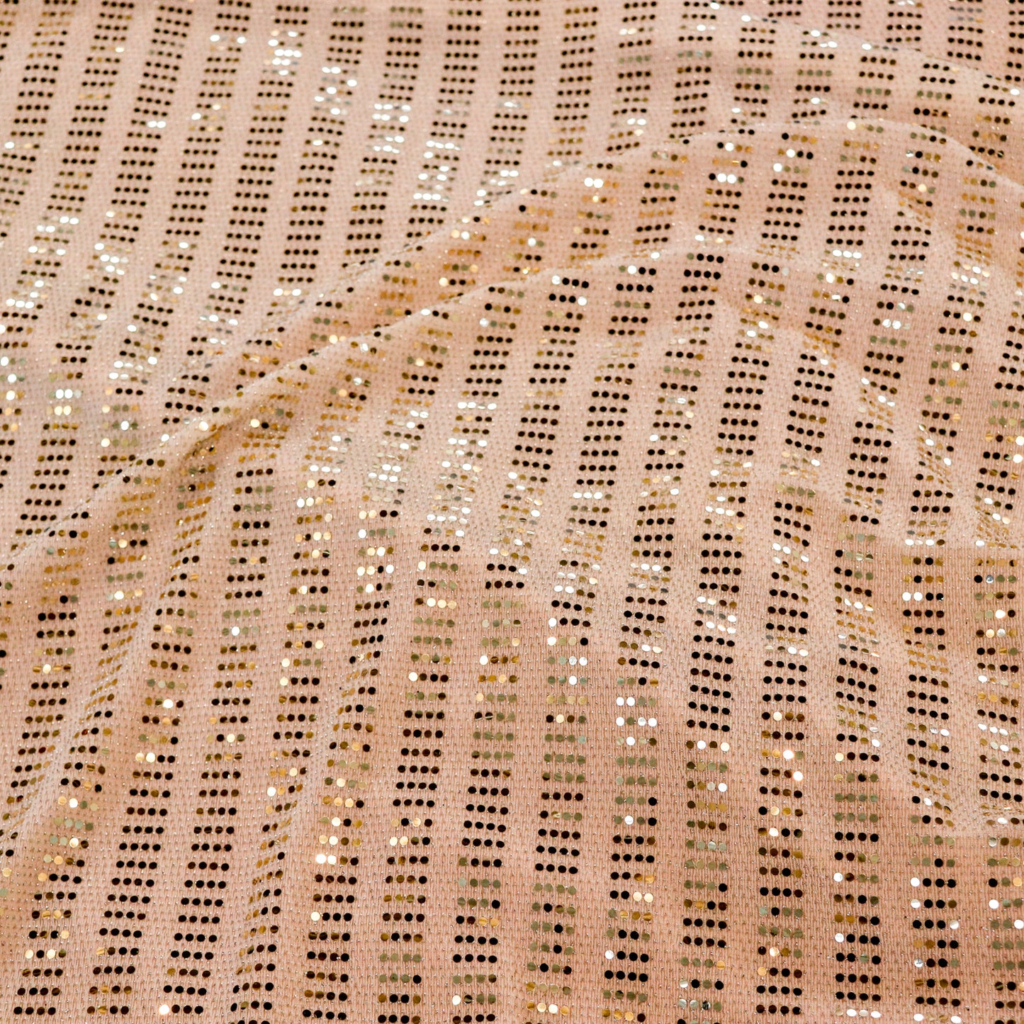 Blush Nude Sequin Lurex