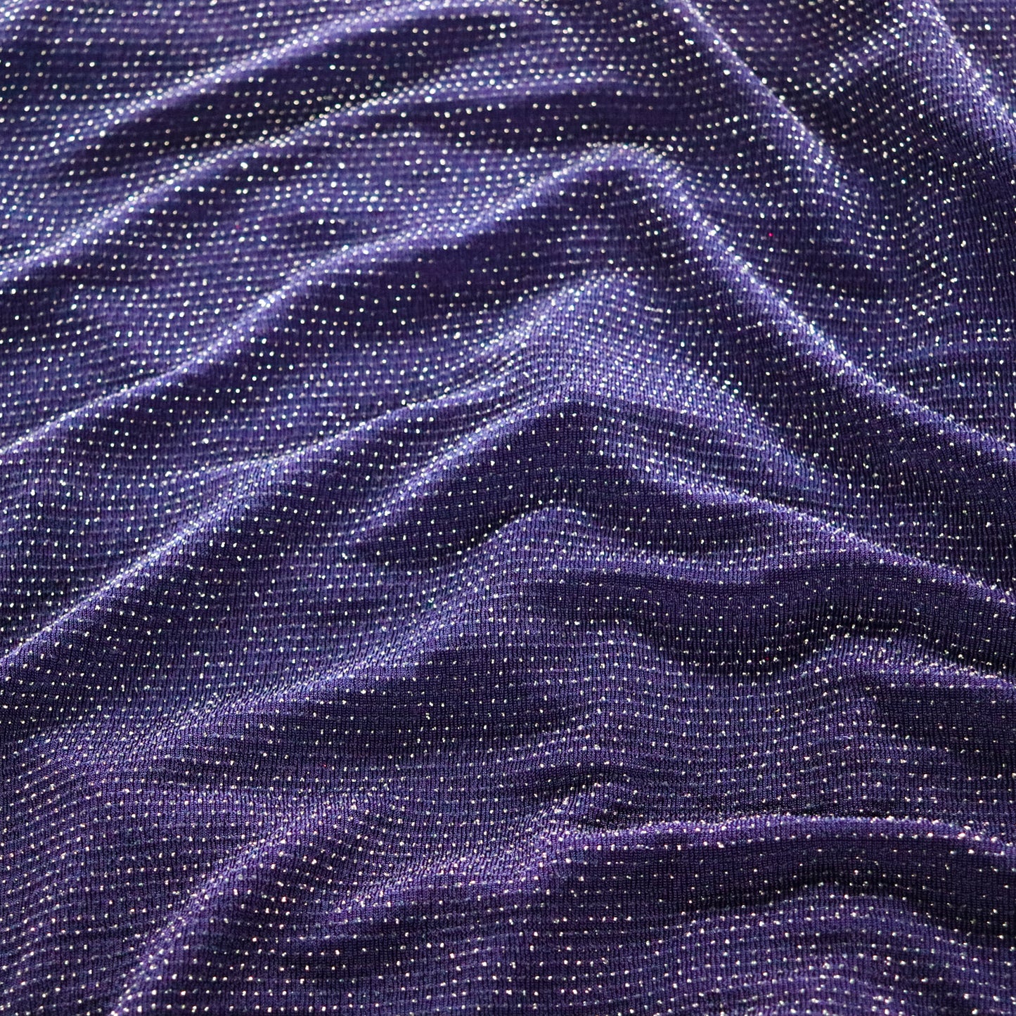 Royal Blue Silver Shiny Lurex