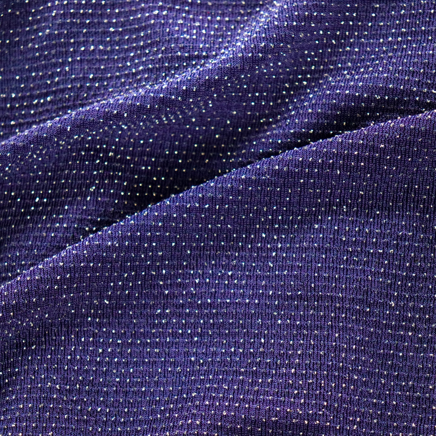 Royal Blue Silver Shiny Lurex
