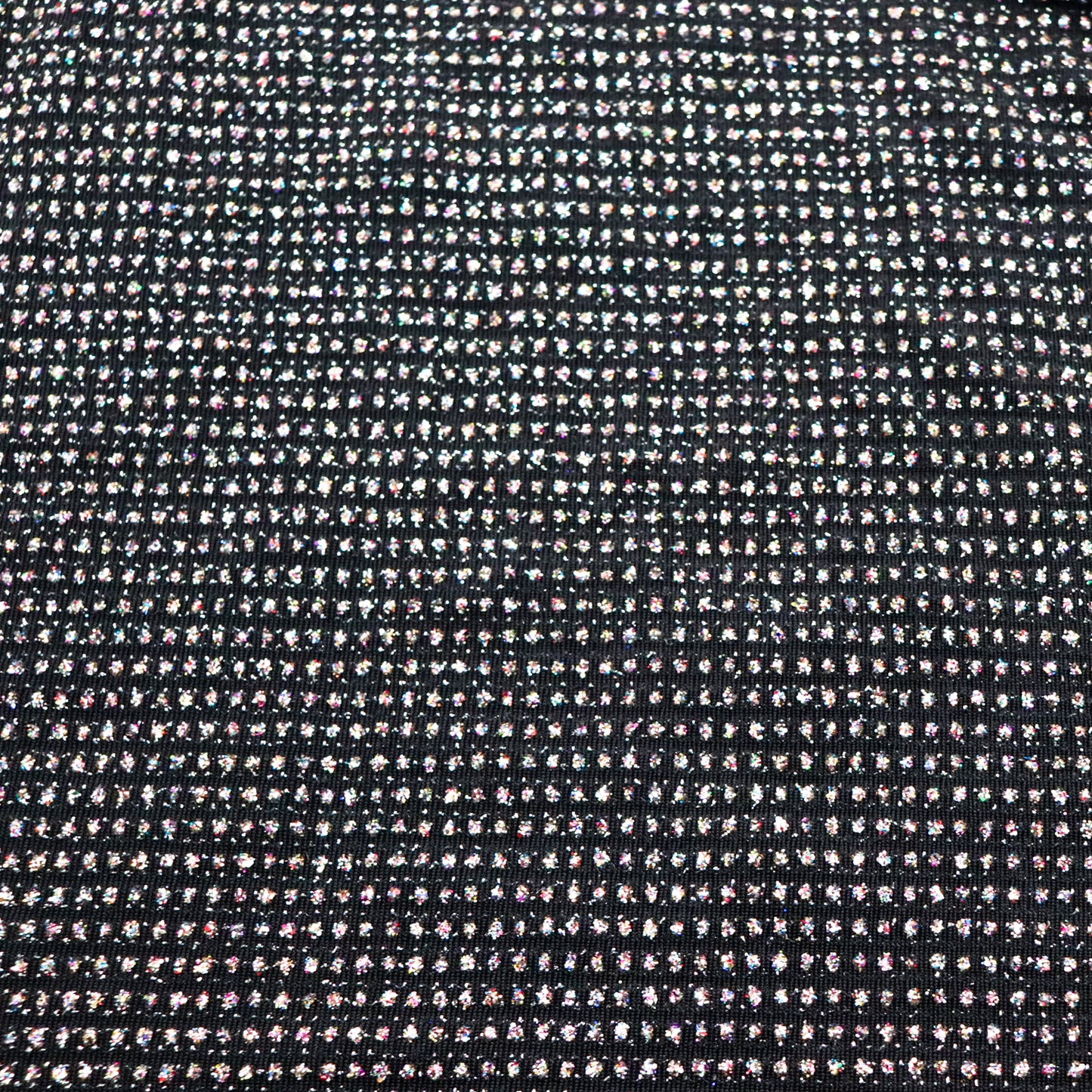 Multicolour Glitter Black Lurex