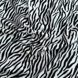 FS1226 Zebra Scuba Stretch Knit Stretch Fabric