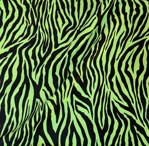 FS1226 Zebra Scuba Stretch Knit Fabric