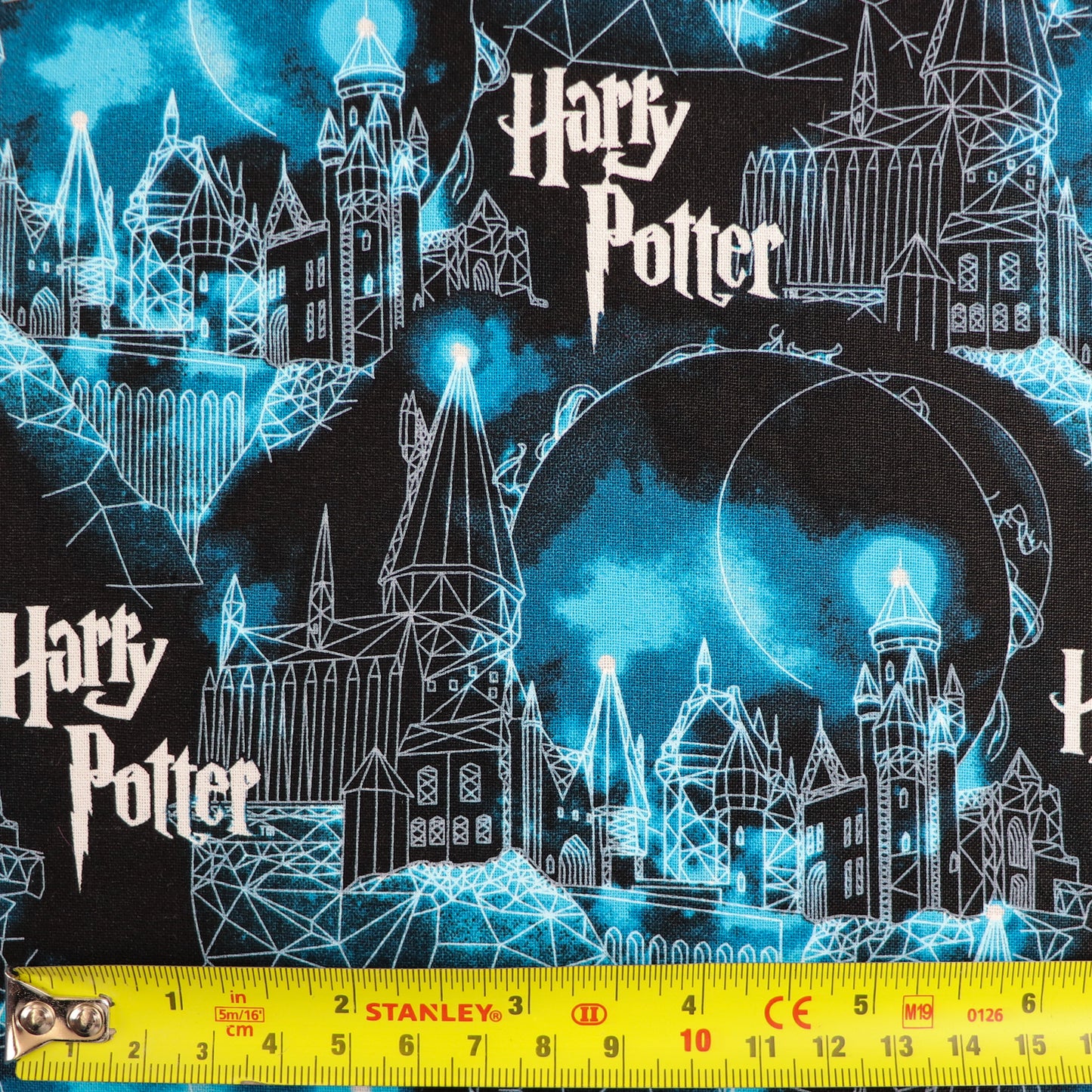 Hogwarts Moon Harry Potter Cotton Fabric 0.34 Metres