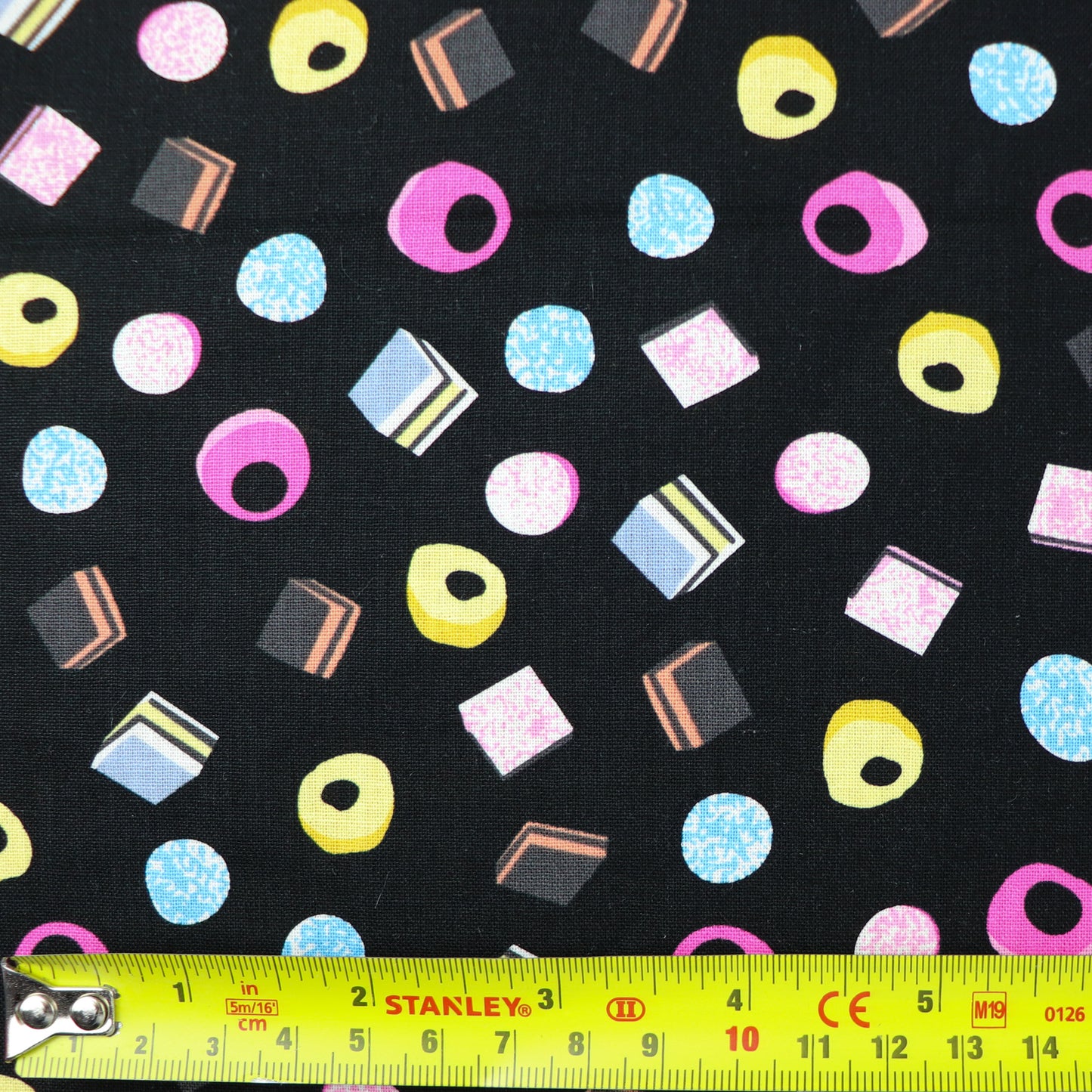 Liquorice Allsorts Cotton Fabric 0.8 Metres