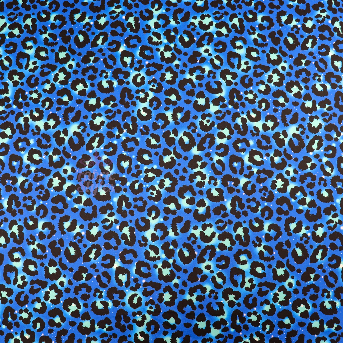 Blue Leopard Sparkle