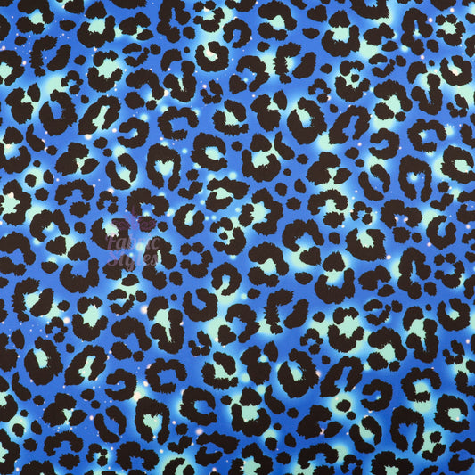 Blue Leopard Sparkle