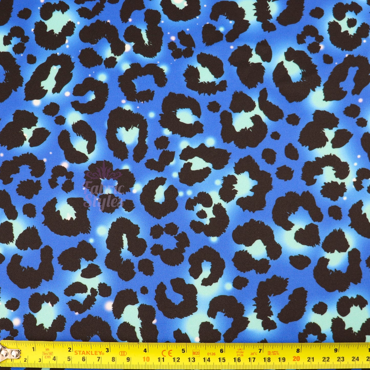 Blue Leopard Sparkle