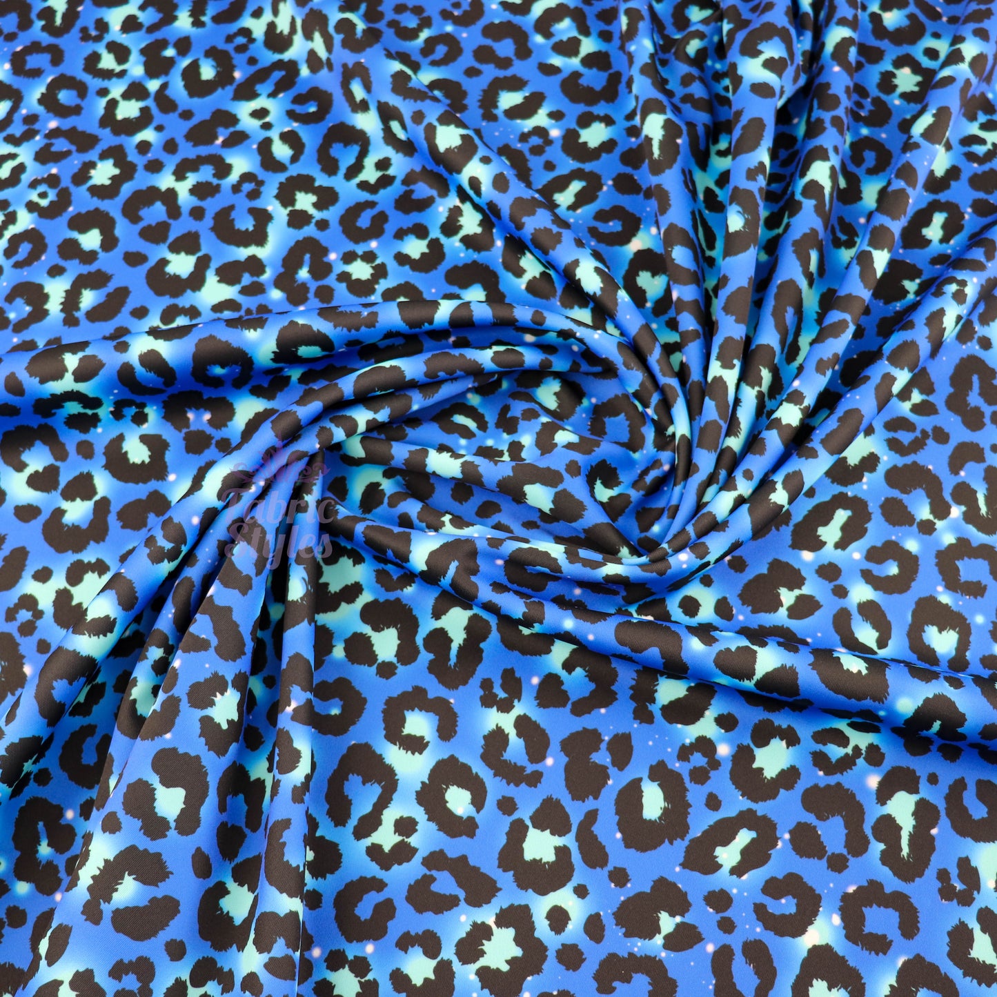 Blue Leopard Sparkle