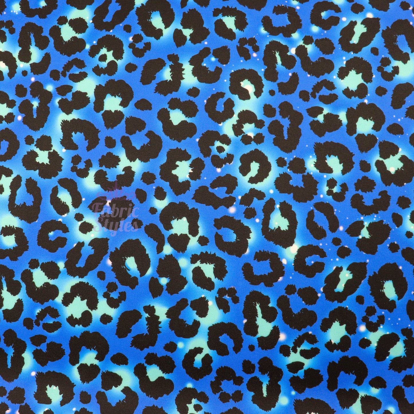 Blue Leopard Sparkle
