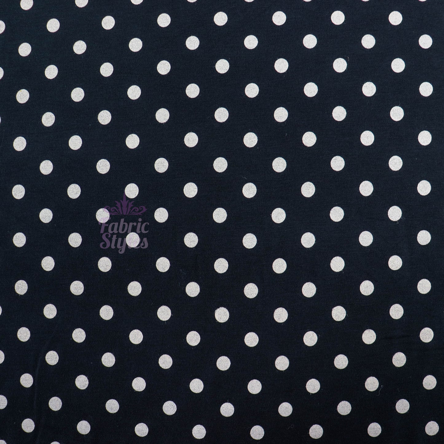 10mm Beige Polka Dot Viscose Elastane