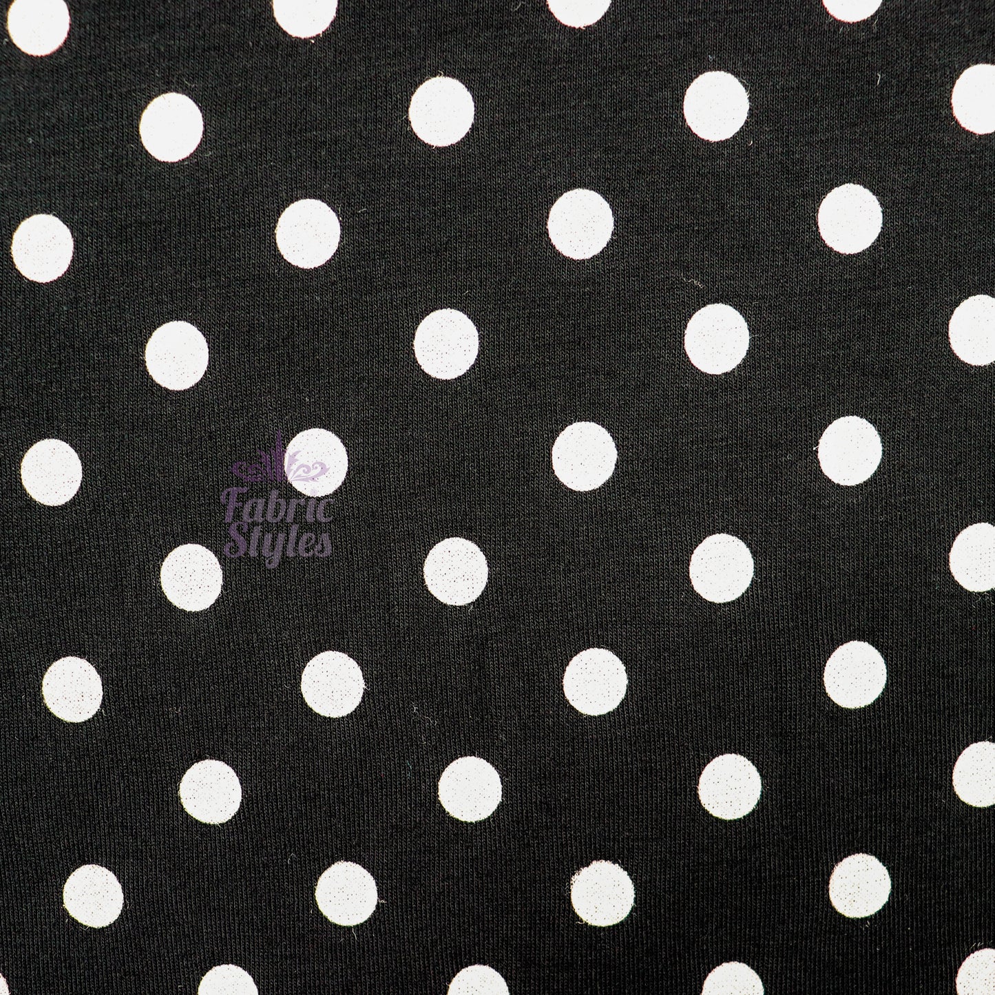 10mm Beige Polka Dot Viscose Elastane