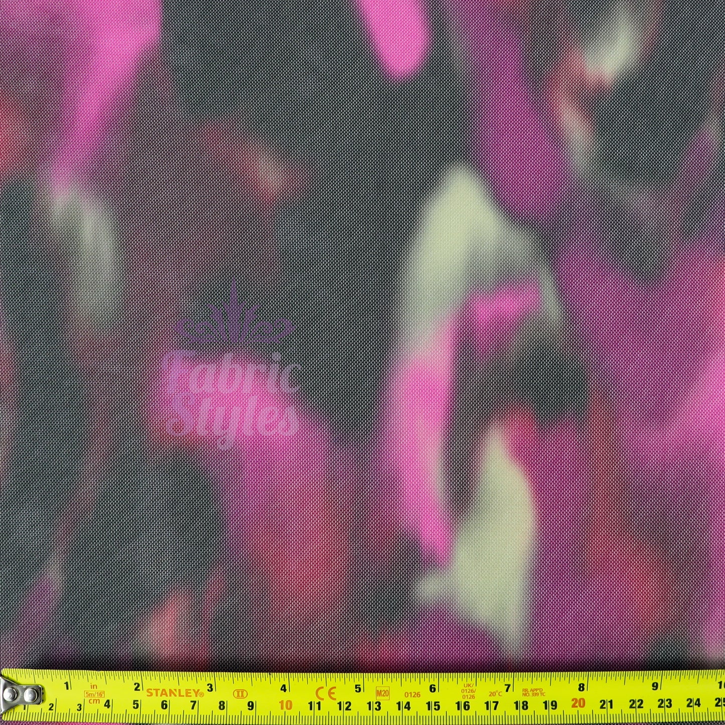 Pink Tie Dye Power Mesh Fabric