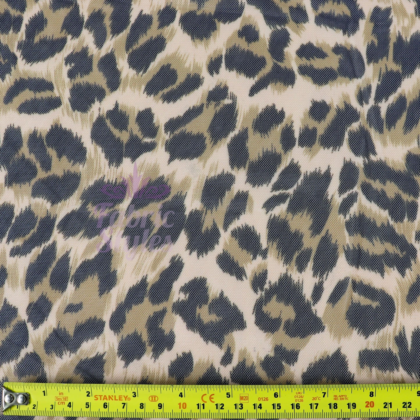 Leopard Print Power Mesh Fabric