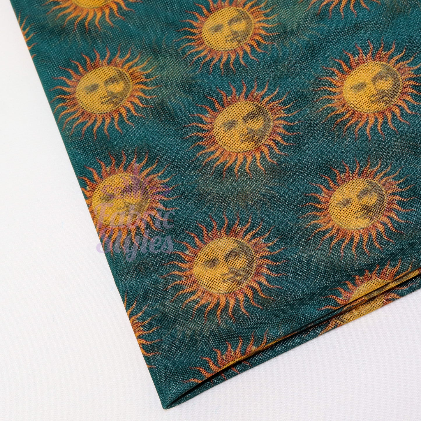 Sun Face Power Mesh Fabric