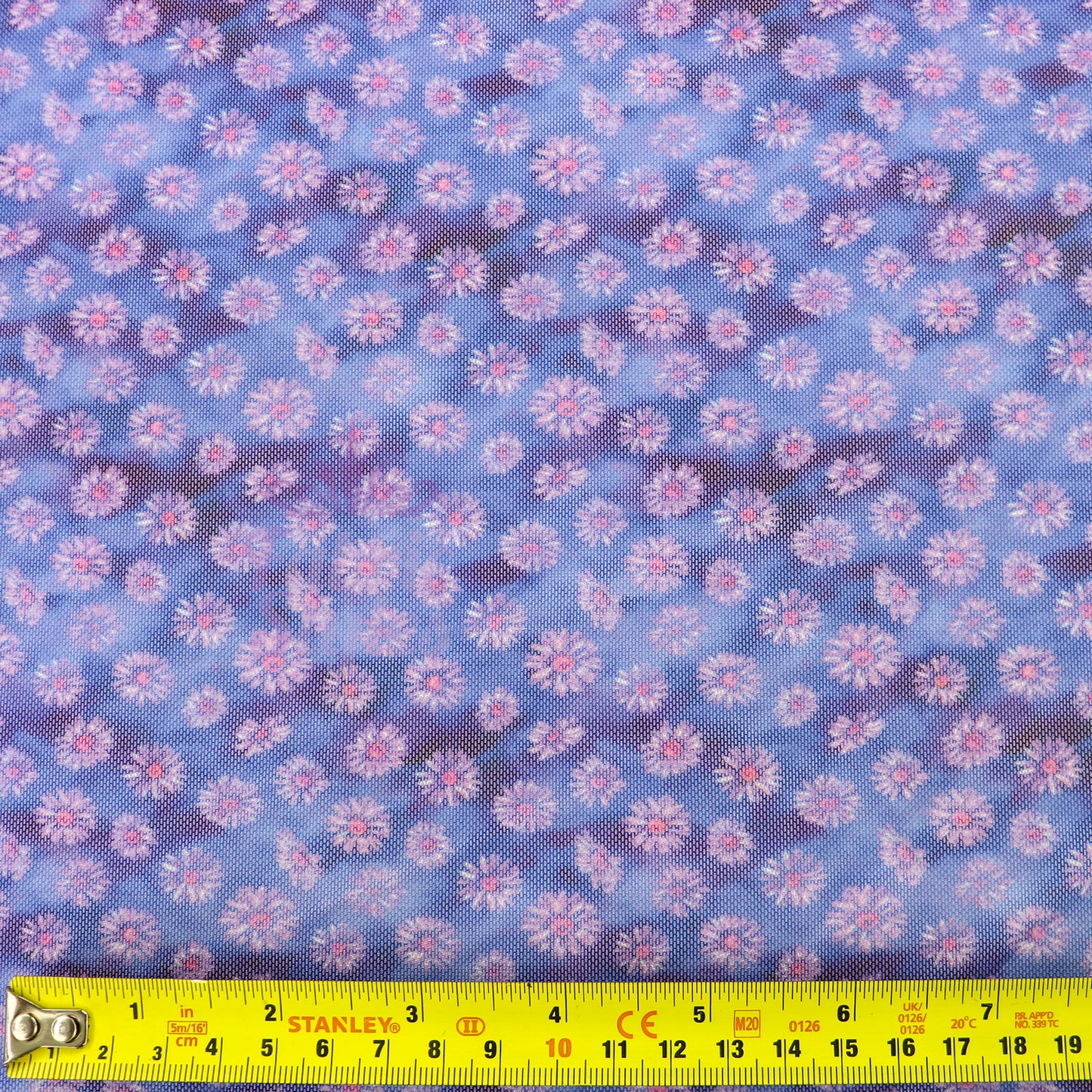 Ditsy Daisy Floral Power Mesh Fabric