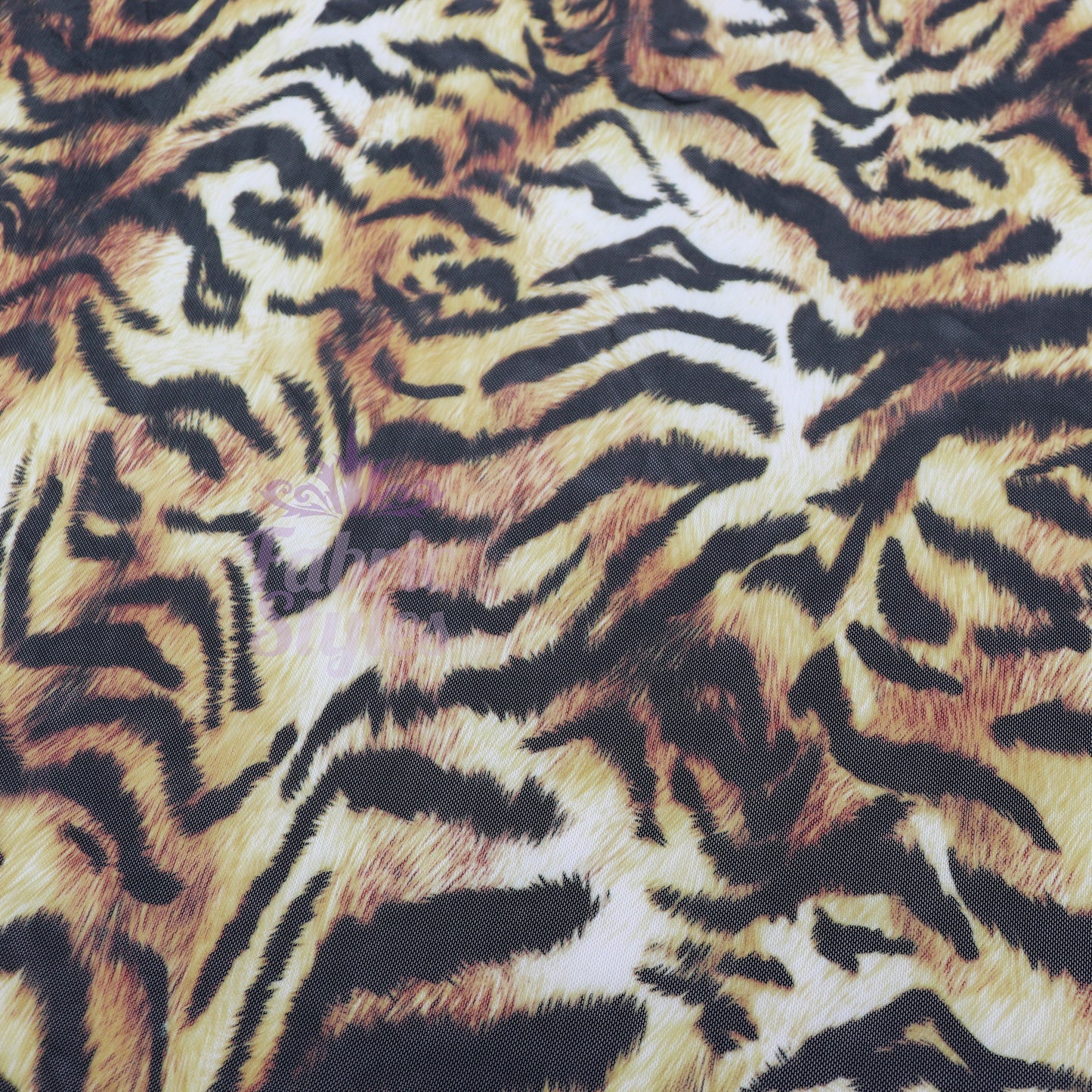 Tiger Print Power Mesh Fabric