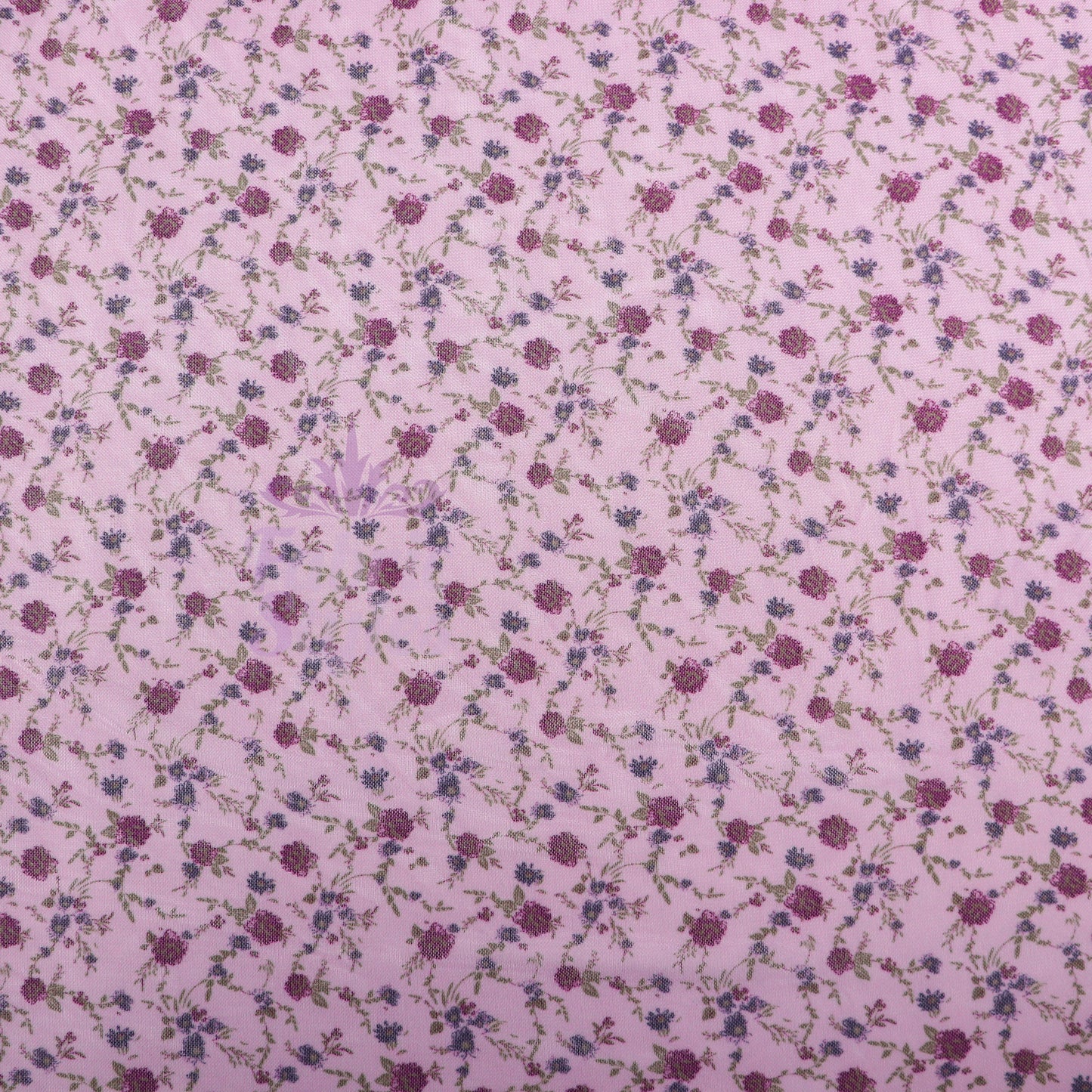 Pink Ditsy Floral Power Mesh Fabric