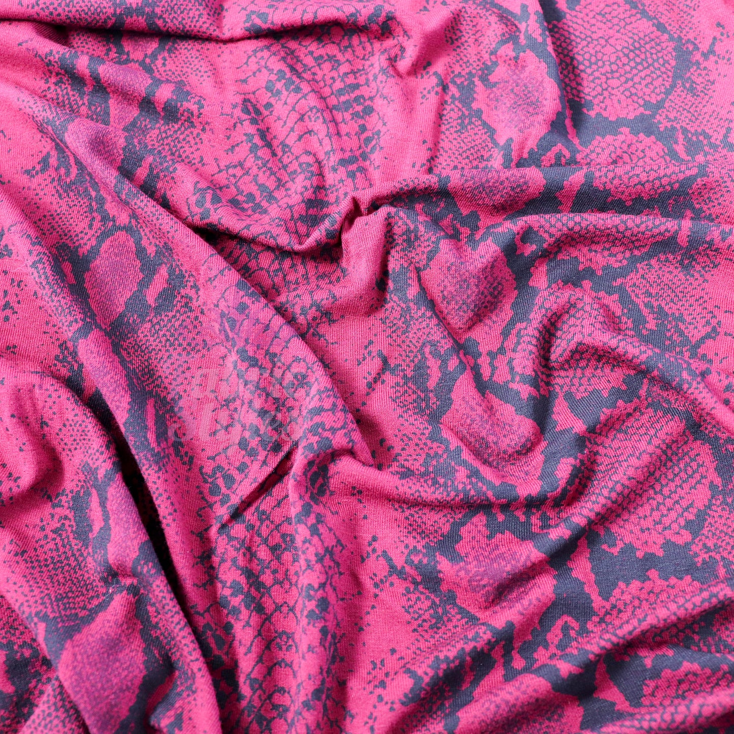 Wine Snake Viscose Elastane Fabric