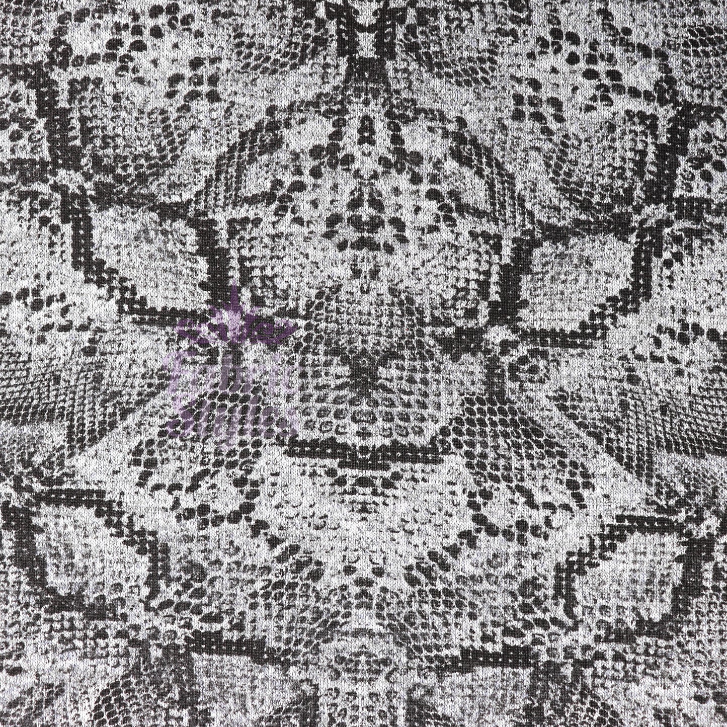 Grey Snake Animal Loungewear Fabric