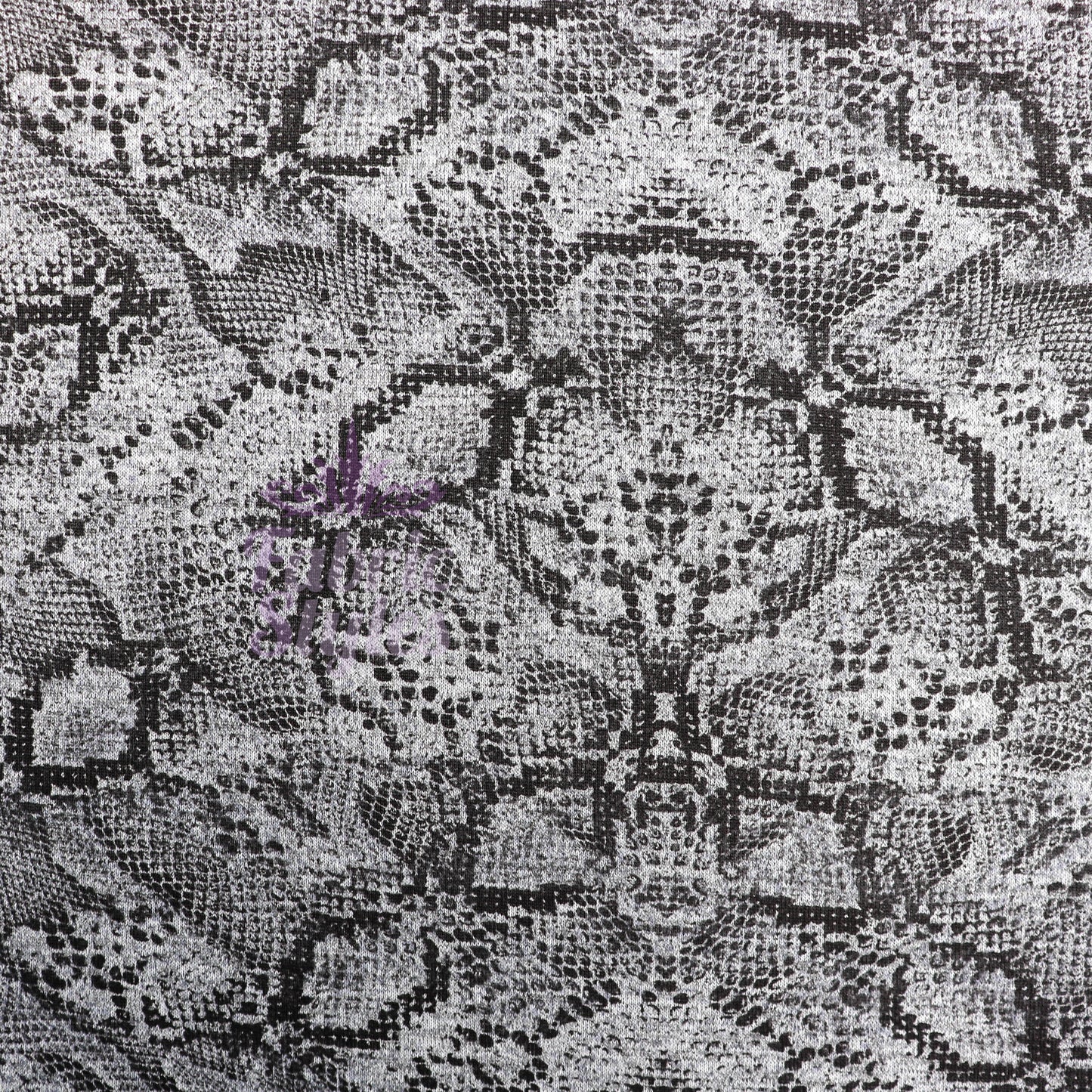 Grey Snake Animal Loungewear Fabric