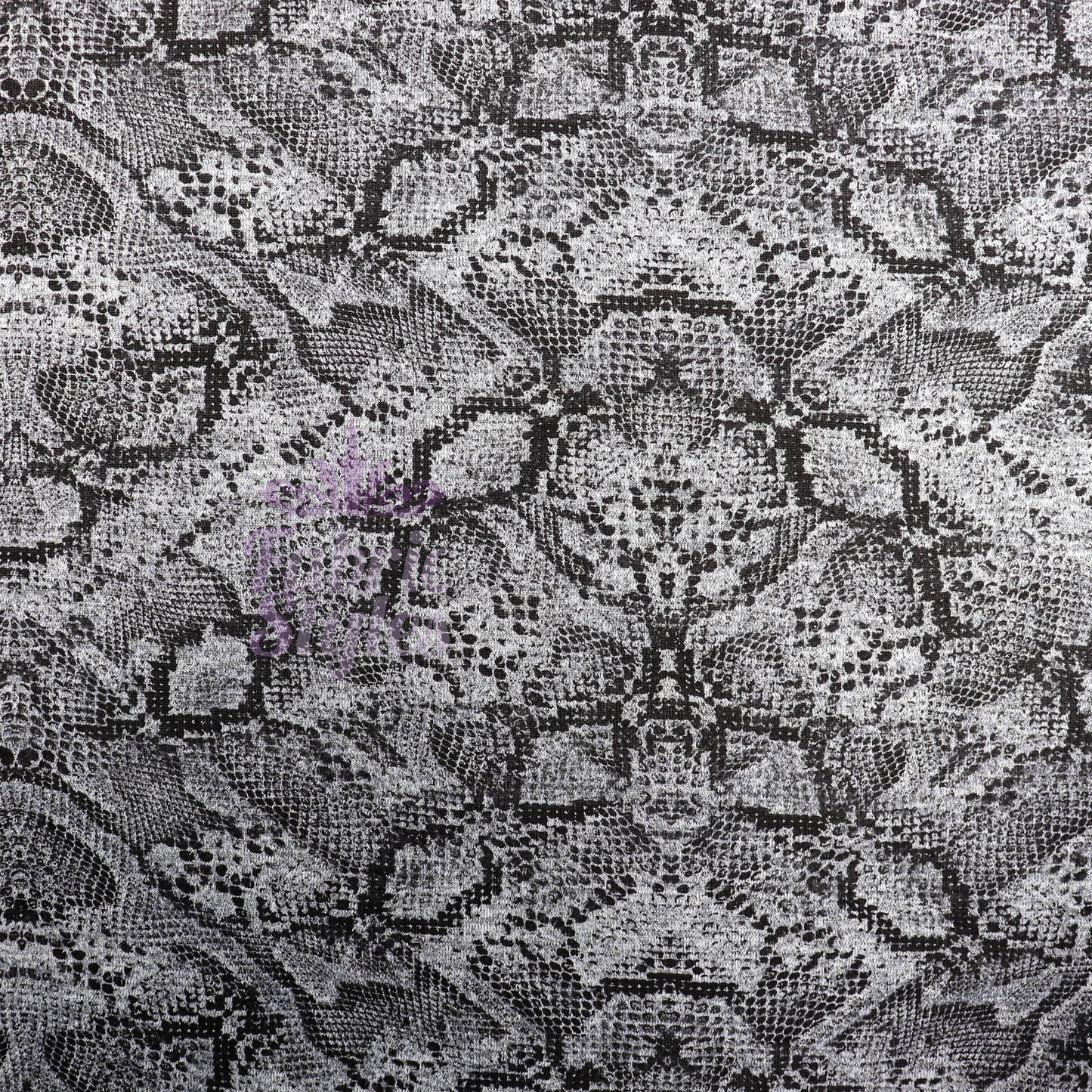 Grey Snake Animal Loungewear Fabric