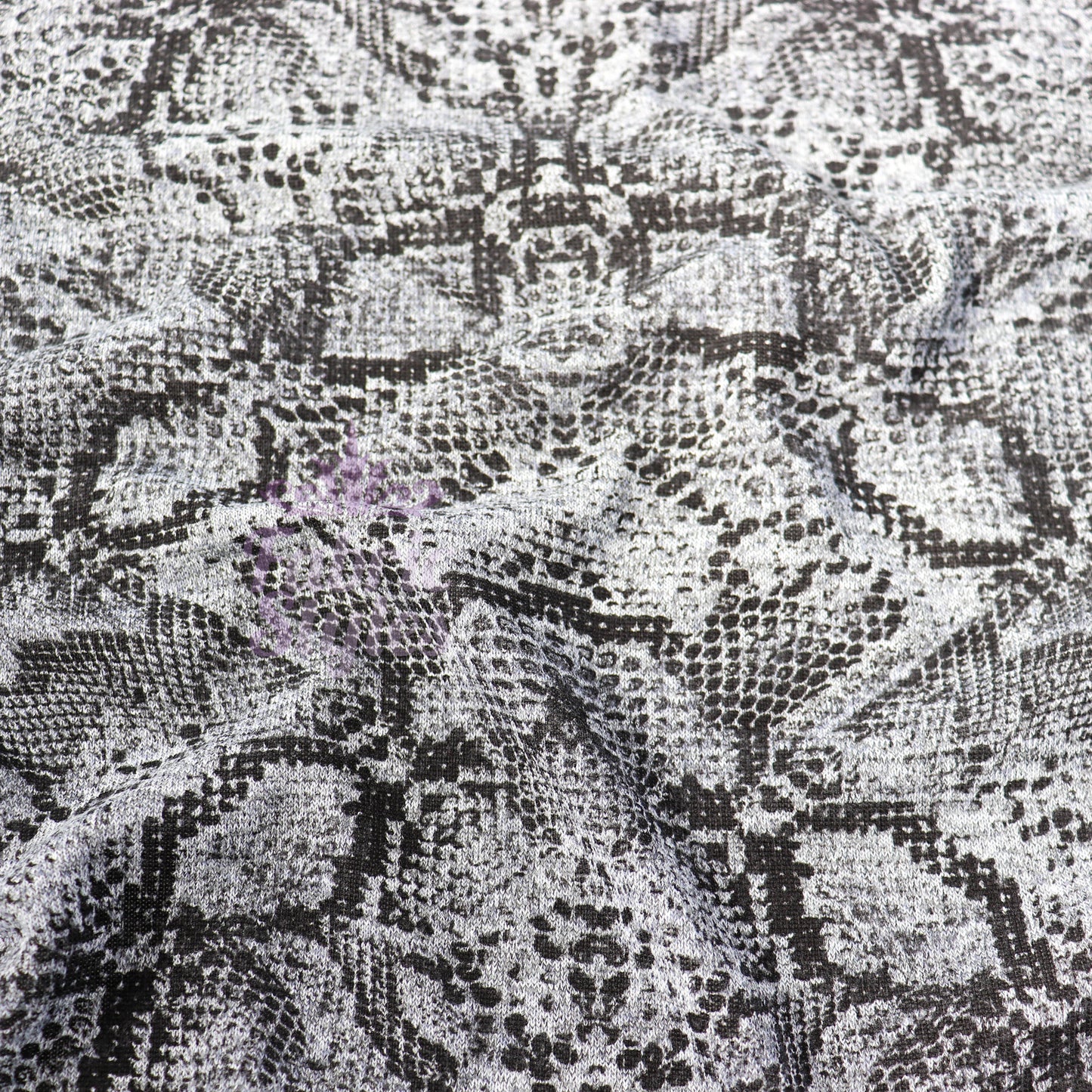 Grey Snake Animal Loungewear Fabric