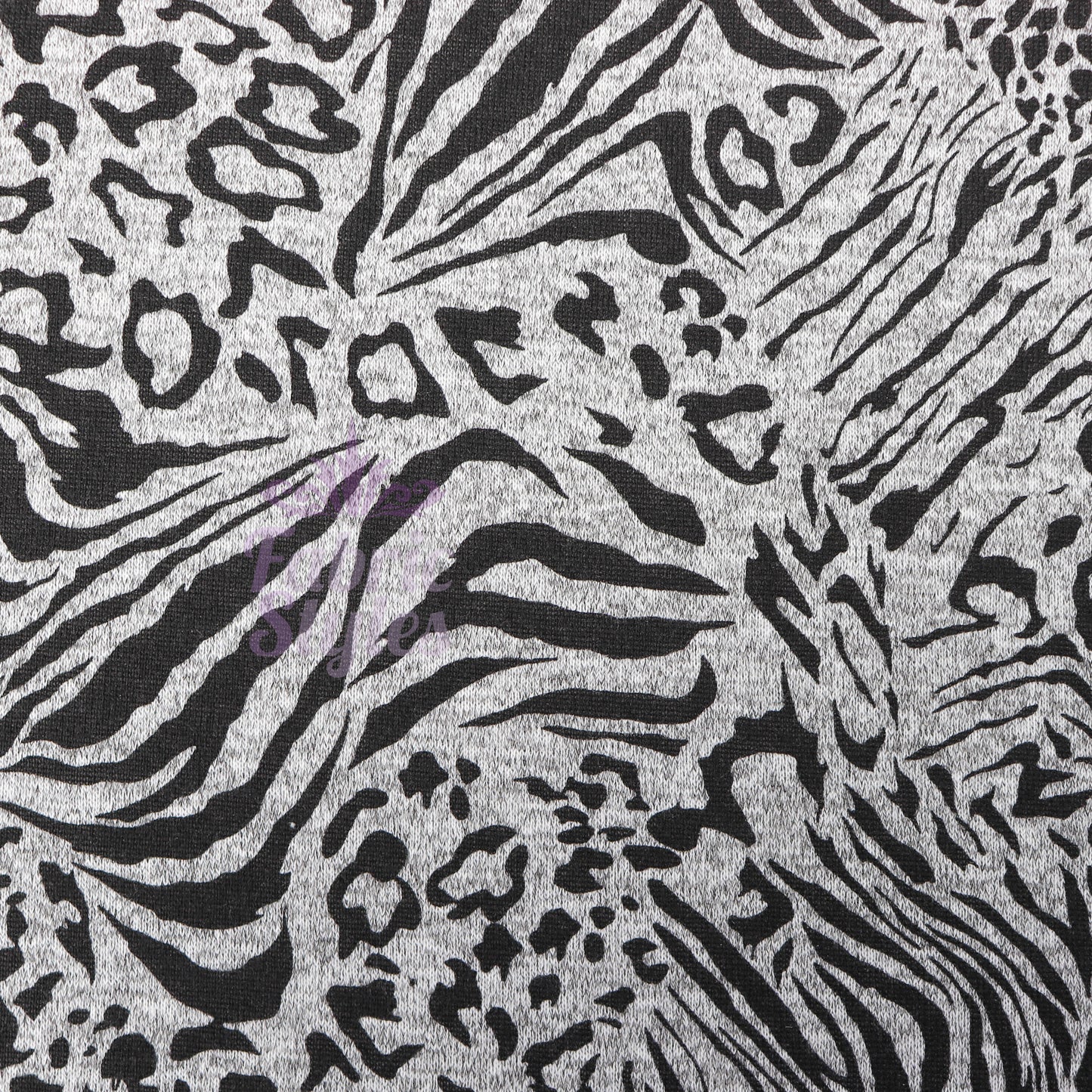 Leopard Swirl Print Loungewear Fabric