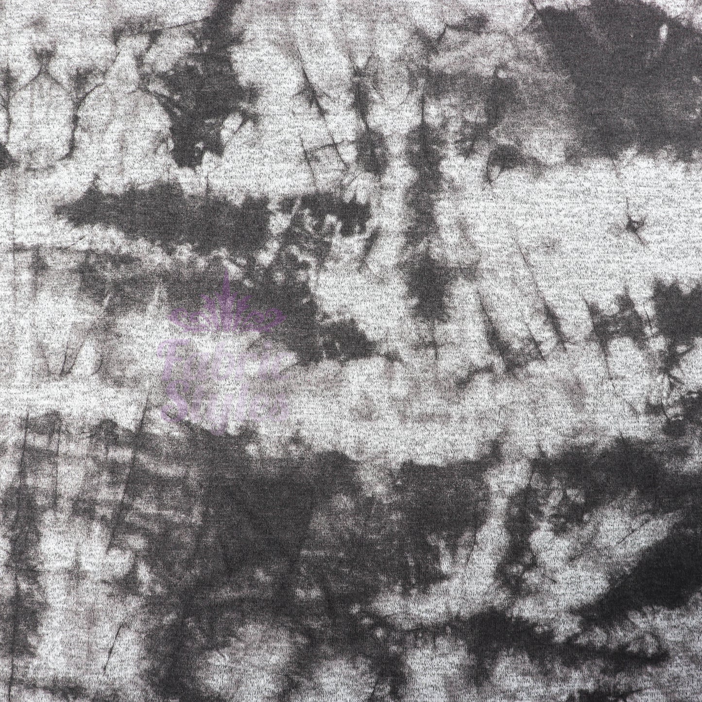 Black Tie Dye Print Loungewear Fabric