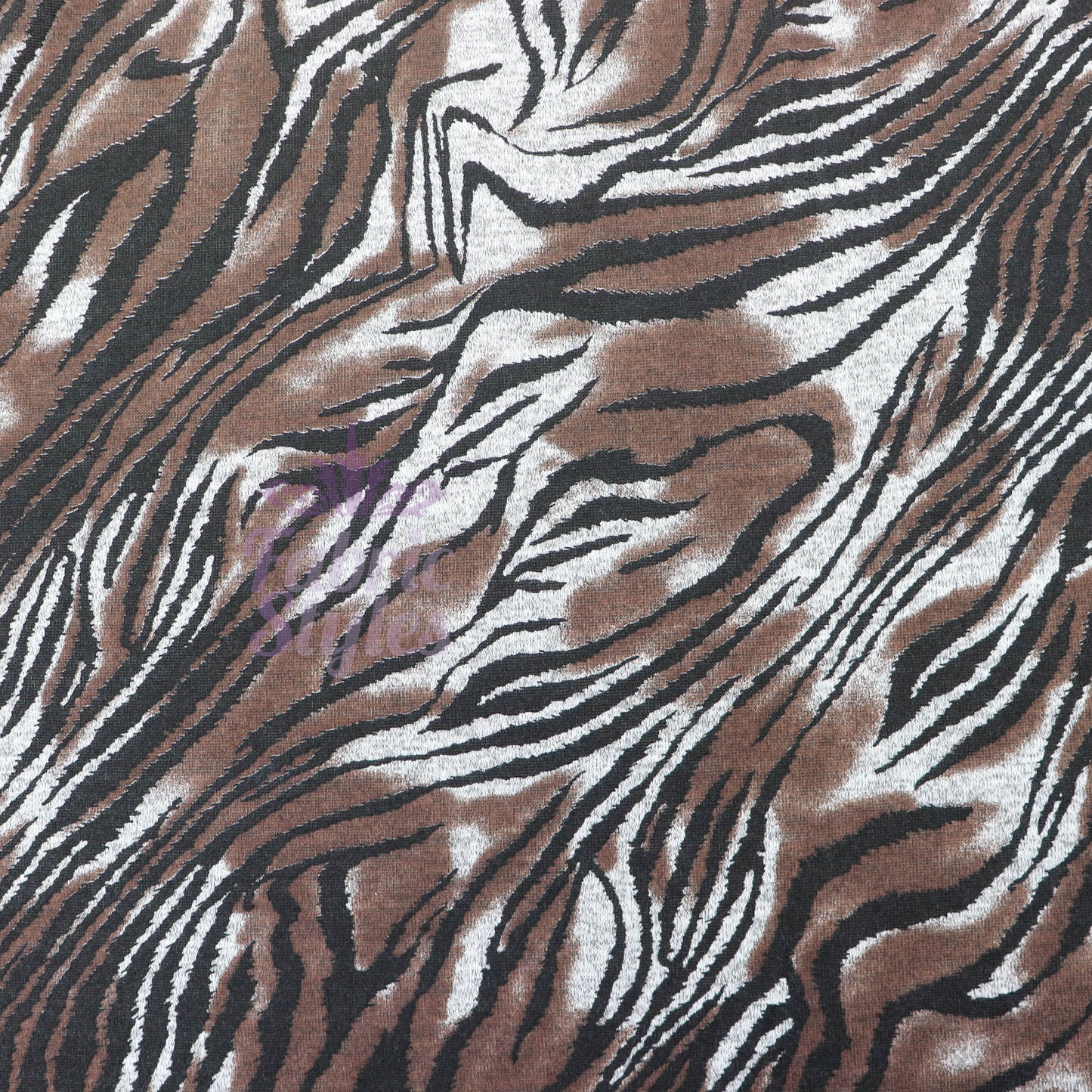 Zebra Tie Dye Loungewear Fabric